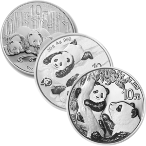 1 Unze Silber China Panda diverse Jahrgnge (differenzbesteuert)