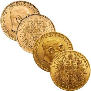 3,04 g Gold sterreich 10 Kronen diverse Jahrgnge
