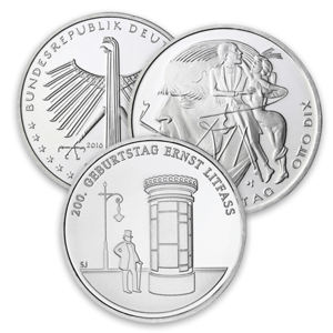 20 Euro Silber Gedenkmnzen ab 2016 (differenzbesteuert)