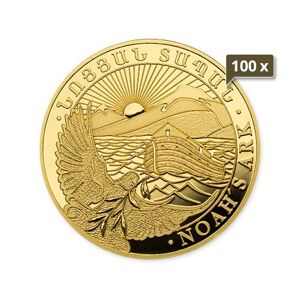 100 x 1 Unze Gold Armenien Arche Noah 2024