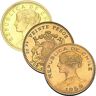 3,66 g Gold Chile 20 Pesos diverse Jahrgnge