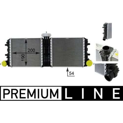 Kühler, Motorkühlung MAHLE CR 77 000P