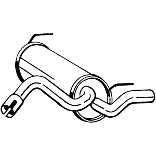 Hinterer Schalldämpfer BOSAL 185-499