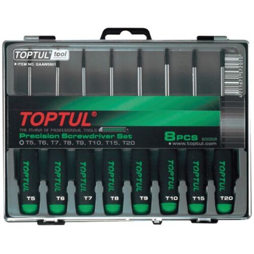 Präzisions-Schraubendreher-Satz TOPTUL GAAW0801