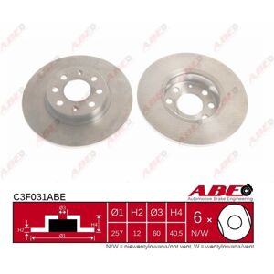 ABE C3F031ABE Vorderrad Scheibe - Bremssystem ABE C3F031ABE Vorderrad Scheibe - Bremssystem