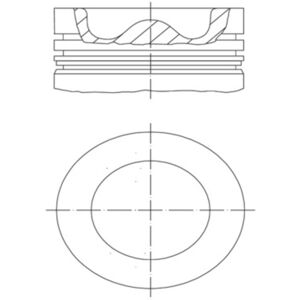 MAHLE Original 011 PI 00109 000 Kolben - Zylinder 83mm mit Kühlkanal MAHLE Original 011 PI 00109 000 Kolben - Zylinder 83mm mit Kühlkanal