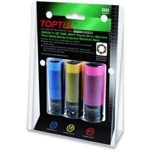 Schlagsteckschlüsselsatz 1/2" TOPTUL GDAS0301 Schlagsteckschlüsselsatz 1/2" TOPTUL GDAS0301
