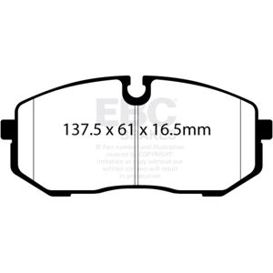 Ebc Gelb Bremsbeläge für Hyundai I20 N 1.6 - Bremsbeläge vorne Ebc Gelb Bremsbeläge für Hyundai I20 N 1.6 - Bremsbeläge vorne