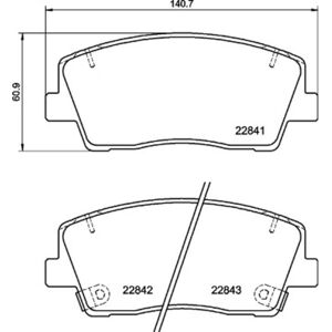 Brembo Prime Line Bremsbeläge - Vorderachse, passend für Genesis G70, Kia Stinger Brembo Prime Line Bremsbeläge - Vorderachse, passend für Genesis G70, Kia Stinger