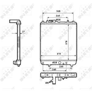 Kühler, Motorkühlung NRF 53862 Kühler, Motorkühlung NRF 53862
