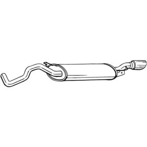Endschalldämpfer BOSAL 281-505 Endschalldämpfer BOSAL 281-505