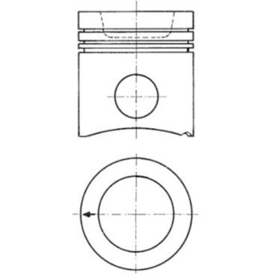 KOLBENSCHMIDT 94943600 Kolben - Zylinder 128mm, 96mm, 46mm KOLBENSCHMIDT 94943600 Kolben - Zylinder 128mm, 96mm, 46mm