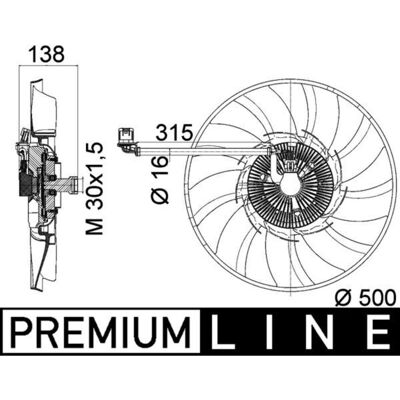 Gebläse MAHLE CFF 471 000P Gebläse MAHLE CFF 471 000P