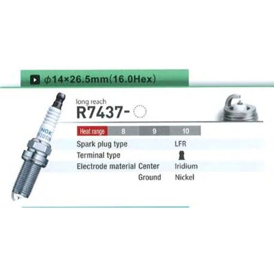 Zündkerze NGK R7437-9 4654, 1 Stück Zündkerze NGK R7437-9 4654, 1 Stück