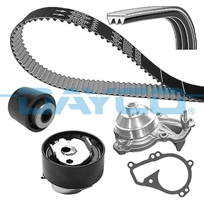 DAYCO Wasserpumpe und Steuerzeiten-Set - Peugeot, Citroën DAYCO Wasserpumpe und Steuerzeiten-Set - Peugeot, Citroën