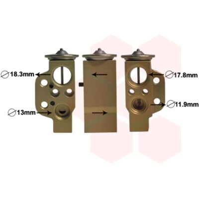 VAN WEZEL Modell 74001076 - Expansionsventil für Klimaanlage VAN WEZEL Modell 74001076 - Expansionsventil für Klimaanlage