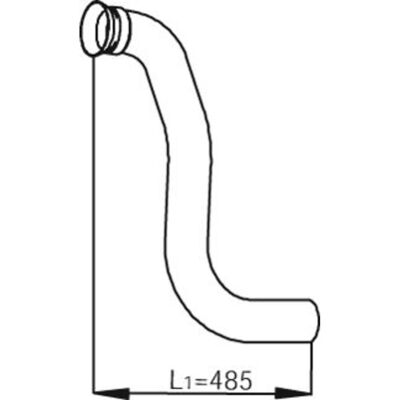 DINEX 53277 Abgasrohr - Exhaust Pipe DINEX 53277 Abgasrohr - Exhaust Pipe