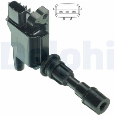 Delphi GN10480-12B1 Zündspule - Mazda 323 F 6 Delphi GN10480-12B1 Zündspule - Mazda 323 F 6