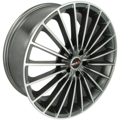 Alufelge 19 zoll MAK Volare 5x100 8J ET35, Farbe Gunmettal Alufelge 19 zoll MAK Volare 5x100 8J ET35, Farbe Gunmettal
