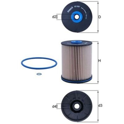 MAHLE ORIGINAL KX 567D Kraftstofffilter - Benzinfilter für Opel Insignia B MAHLE ORIGINAL KX 567D Kraftstofffilter - Benzinfilter für Opel Insignia B