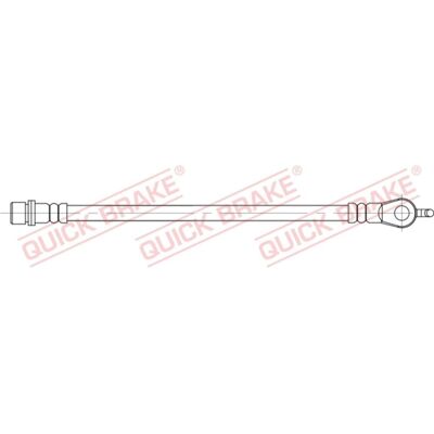 Bremsschlauch QUICK BRAKE 58.004 Bremsschlauch QUICK BRAKE 58.004