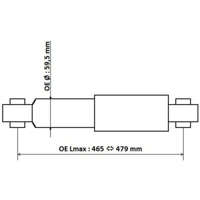 Stoßdämpfer KYB 3450023 Stoßdämpfer KYB 3450023