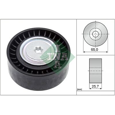 Umlenk-/Führungsrolle, Keilrippenriemen Schaeffler INA 532 0907 10 Umlenk-/Führungsrolle, Keilrippenriemen Schaeffler INA 532 0907 10