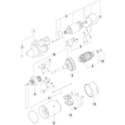 Starter MAHLE MS 68 Starter MAHLE MS 68