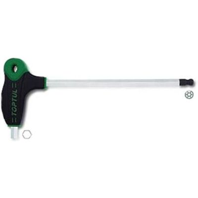 TOPTUL Inbusschlüssel 3 mm - L-Form Griff mit Kugelkopf - Hex Schlüssel TOPTUL Inbusschlüssel 3 mm - L-Form Griff mit Kugelkopf - Hex Schlüssel