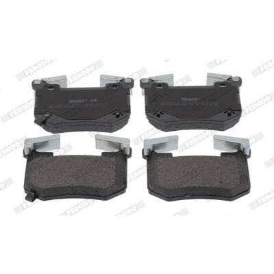 FERODO FDB5150 Eco-Friction Bremsbeläge Kit - Hinten, Kürzere Bremsweg FERODO FDB5150 Eco-Friction Bremsbeläge Kit - Hinten, Kürzere Bremsweg