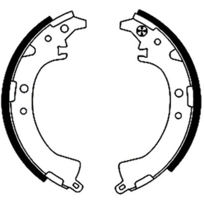 Textar Bremsbackensatz - 228,6mm Durchmesser - Toyota kompatibel Textar Bremsbackensatz - 228,6mm Durchmesser - Toyota kompatibel