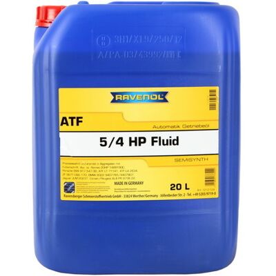 RAVENOL 20L Gelb ATF 5/4 HP für BMW, Peugeot, VW - Automatikgetriebeöl RAVENOL 20L Gelb ATF 5/4 HP für BMW, Peugeot, VW - Automatikgetriebeöl