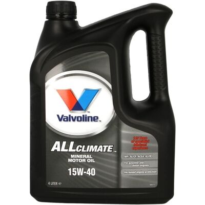 Valvoline All-Climate 15W-40 Motoröl - Motoröl Valvoline All-Climate 15W-40 Motoröl - Motoröl