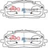 Hochleistungs-Bremsbelagsatz DBA DB15030XP