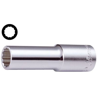 HANS 4302M/27 Steckschlüssel - 12-Kant 1/2 Zoll 27 mm HANS 4302M/27 Steckschlüssel - 12-Kant 1/2 Zoll 27 mm