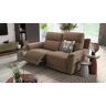 sofanella Stoff Couch MALITO Relaxcouch Sofagarnitur 176x98x101cm Braun