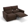 sofanella Stoffgarnitur GALA 2-Sitzer Sofa 178x101x89cm braun