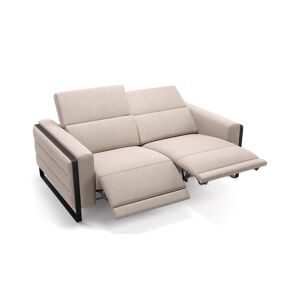 sofanella Stoffcouch DELTONA 2-Sitzer Relaxcouch Couchgarnitur 180x113x78cm Beige
