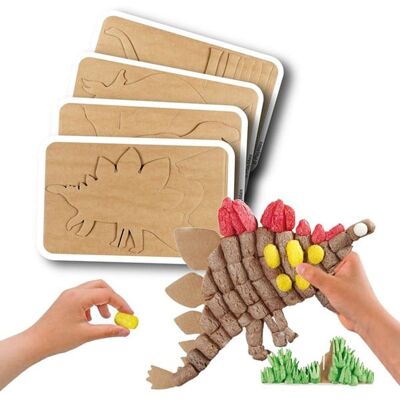 PlayMais Dino Decorating Cards 4pcs PlayMais Dino Decorating Cards 4pcs