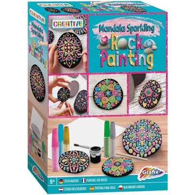 Grafix Stone Painting Mandala Sparkling Grafix Stone Painting Mandala Sparkling