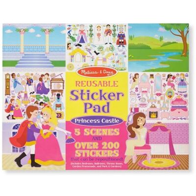 Melissa & Doug Wiederverwendbares Aufkleberbuch - Prinzessinnenburg Melissa & Doug Wiederverwendbares Aufkleberbuch - Prinzessinnenburg