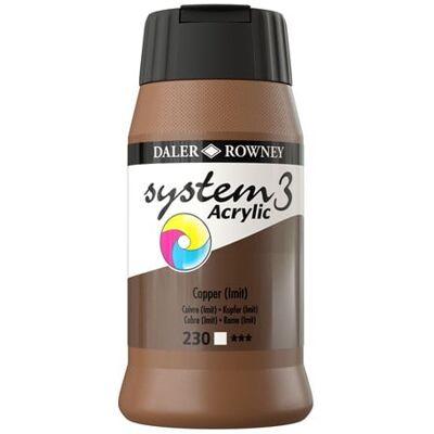 Daler-Rowney System3 500 ml Copper Hue Daler-Rowney System3 500 ml Copper Hue