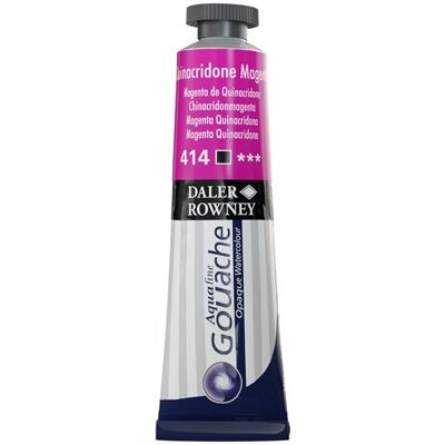 Daler-Rowney Aquafine Gouache 15ml Quinacridone Magenta Daler-Rowney Aquafine Gouache 15ml Quinacridone Magenta
