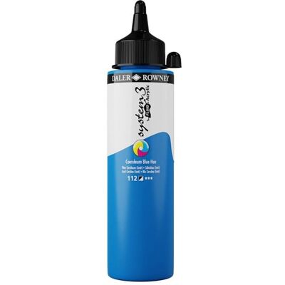 Daler-Rowney - System3 Fluid Acrylic - Blau - 250 ml - Paint Daler-Rowney - System3 Fluid Acrylic - Blau - 250 ml - Paint