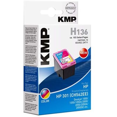 KMP H136 3 ml Cyan Magenta Gelb - Kompatible Tintenpatrone für Deskjet KMP H136 3 ml Cyan Magenta Gelb - Kompatible Tintenpatrone für Deskjet
