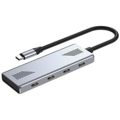 Gembird 4-port USB-C 32 Gen 2 Type-C hub USB-Hubs - USB 32 - 4 - Grau Gembird 4-port USB-C 32 Gen 2 Type-C hub USB-Hubs - USB 32 - 4 - Grau