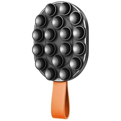Joyroom JR-ZS393-S magnetic holder with suction cups for 4.7-7" phone - black and orange Joyroom JR-ZS393-S magnetic holder with suction cups for 4.7-7" phone - black and orange