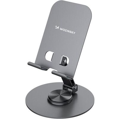 Wozinsky WPT-K95 swivel stand for phone and tablet - gray Wozinsky WPT-K95 swivel stand for phone and tablet - gray