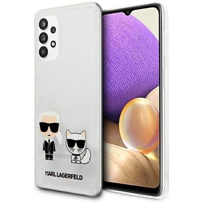 Karl Lagerfeld KLHCA32CKTR A326 A32 5G hardcase Transparent Karl & Choupette Karl Lagerfeld KLHCA32CKTR A326 A32 5G hardcase Transparent Karl & Choupette