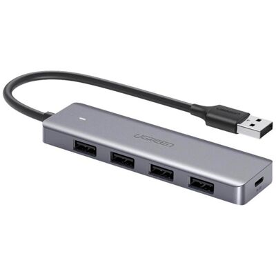 UGREEN USB 3.0 Hub USB-Hubs - USB 3.0 - 4 - silber UGREEN USB 3.0 Hub USB-Hubs - USB 3.0 - 4 - silber